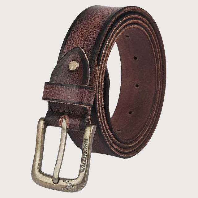 Wildhorn Men's Solid Genuine Leather Leather Belt - Buy at ₹480
