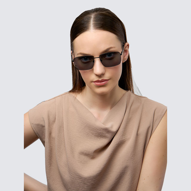 Buy John Jacobs By Lenskart Unisex Solid Metal Rectangular