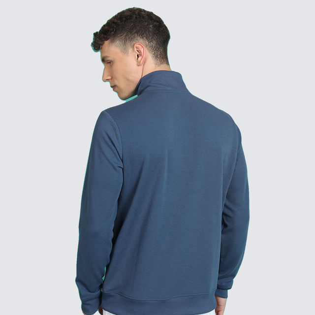 Buy HIGHLANDER Men's Mock Collar Half Zipper Pullover Sweatshirt