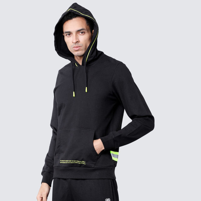 HIGHLANDER Men's Solid Hooded Sweatshirt - Buy at ₹490 Online