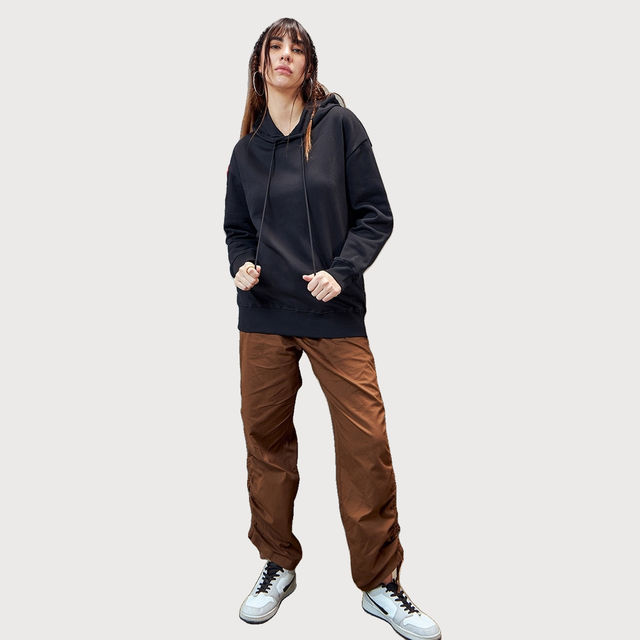 Buy Bewakoof Women's Plus Size Hoodies | Black - 5XL Online