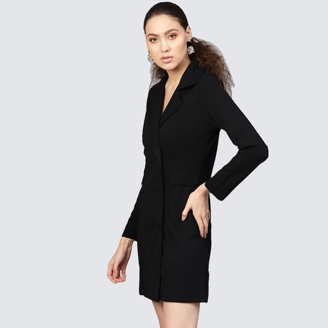 SASSAFRAS Women's Blazer Dress - Buy at 806 Online | Instant Delivery -  Zepto
