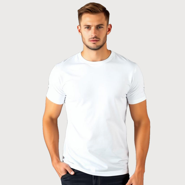 Springman Men Pure Cotton Solid Round Neck T-shirt - Buy at ₹239