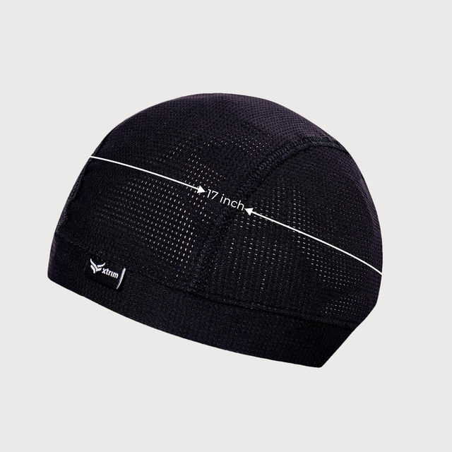 Buy Xtrim Skull Cap for Bikers, Inner Helmet Liner | Orange