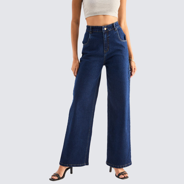 SASSAFRAS BASICS Women's Blast High Waist Back Pocket Jeans - 28