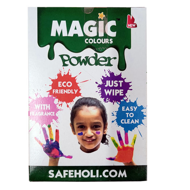 Magic Colours Non Toxic Skin Friendly Holi Color | Pack of 5 Colours