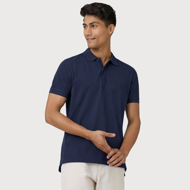 XYXX Nova Polo T-shirt - Midnight Blue - Buy at ₹554 Online