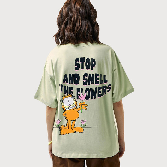 Buy Bewakoof Women's Official Garfield Fog Garfields Flowers