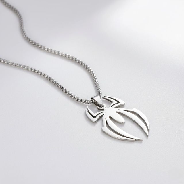 Buy The Opal Factory Men's Jewelry Spider Pendant with Chain