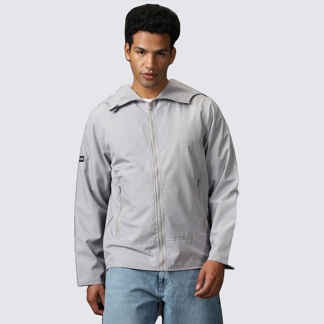 Buy High Star Men's Windcheater Light Winters Hooded Bomber With