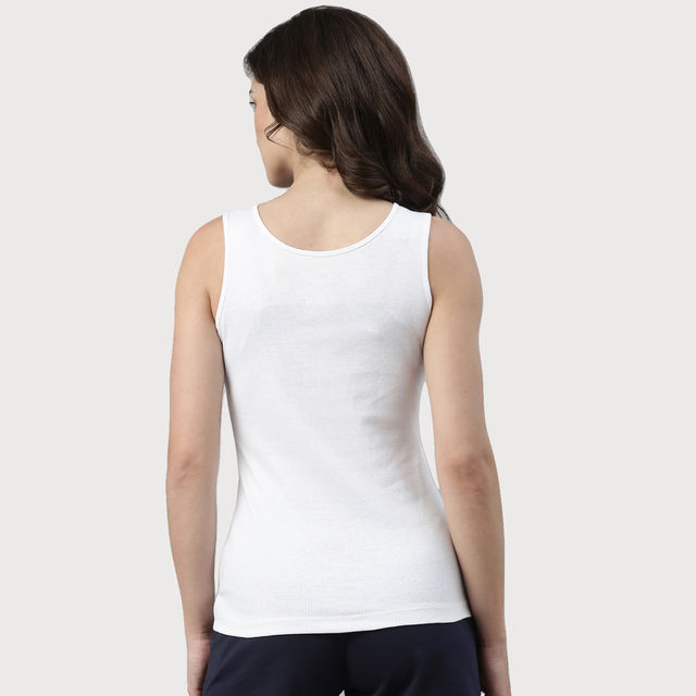 efu EATHER SLEEVELESS TOP ホワイトF Sleeveless Tee – Newkid Archive