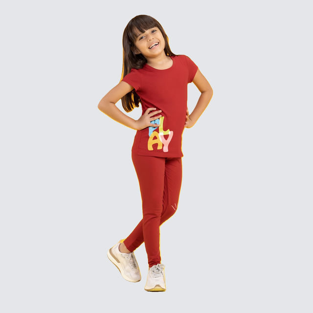 XY Life Girl's Playmate Intelliease Combed Cotton T-shirt - Buy at