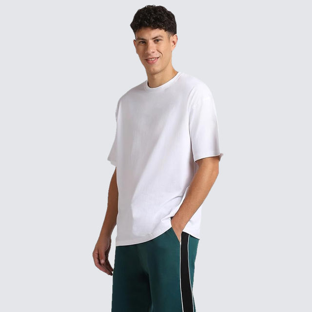 Nobero Men's Oversized Solid T-shirt - Buy at ₹900 Online