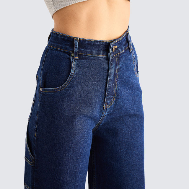 SASSAFRAS BASICS Women's Blast High Waist Back Pocket Jeans - 28