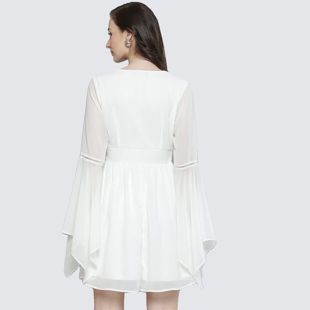 princess polly baby blue dress White Dresses