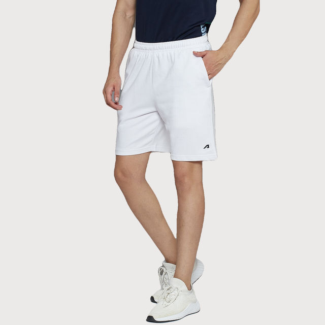 Buy Alcis Men's Waffle Shorts | White | XL Online - Price @ ₹356