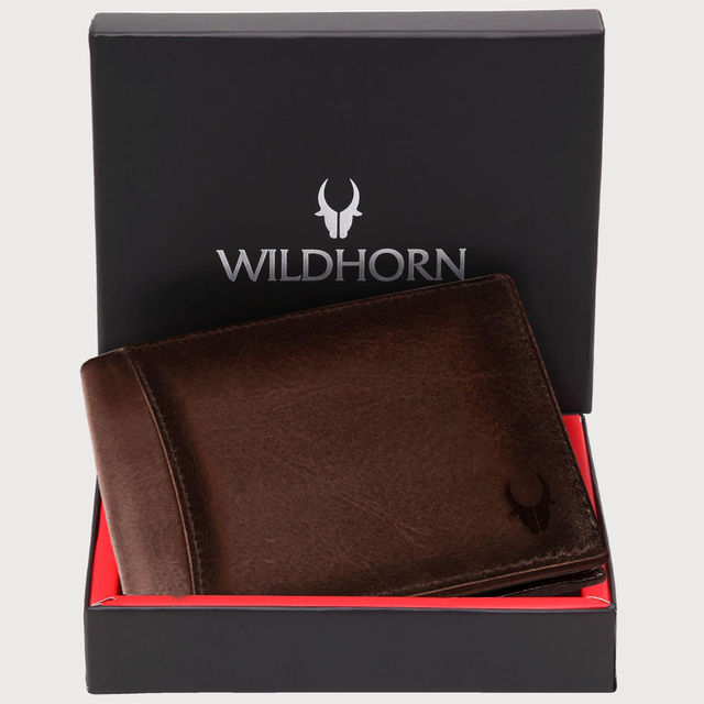 Wildhorn Men's Leather Wallet - Buy at ₹490 Online | Instant