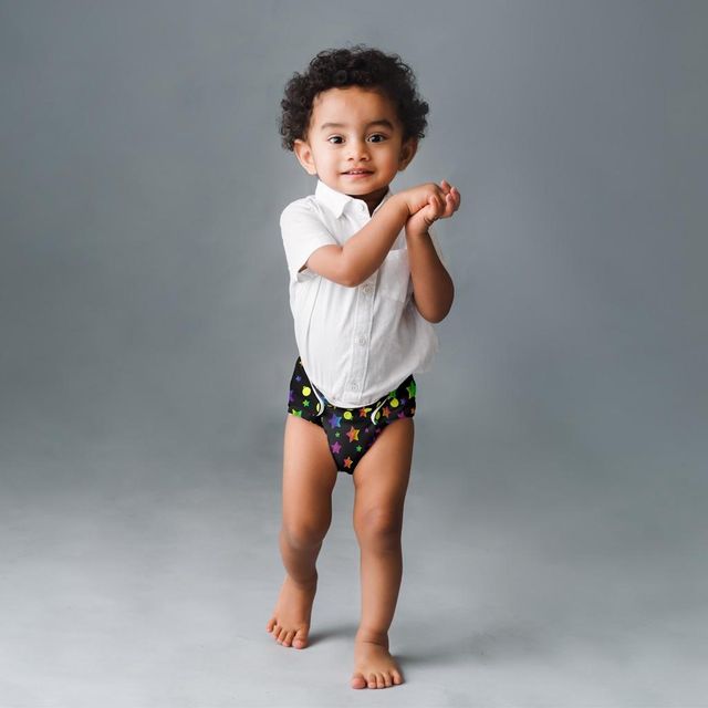 Super Bottoms New Uno Cloth Diaper For Kids | Multicolour | Free Size (0 - 3 years)