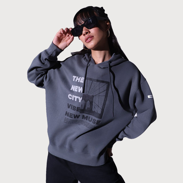 【新品未使用】house on the hill Sweatshirt 120 Buy Hubberholme Women's Sweatshirt | Grey - L Online - Price