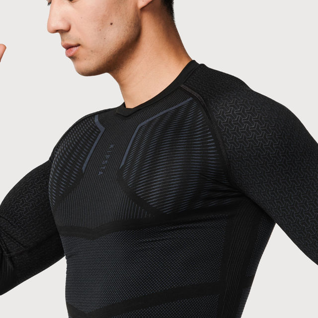 Decathlon Kipsta Men's Quick Dry Long Sleeve Compression T-shirt