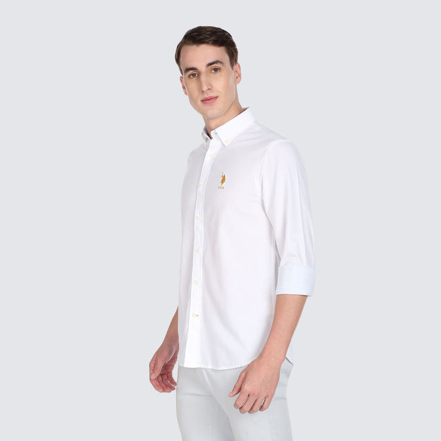 Buy U.S. Polo Assn. | Shirts | XL | Pack Of 1 | White Online