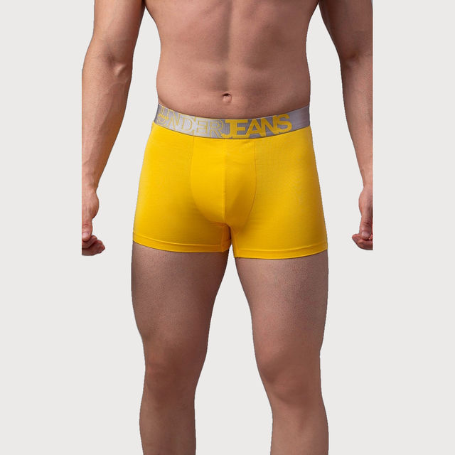 Underjeans by Spykar Mens Premium Yellow Trunk - Buy at ₹350