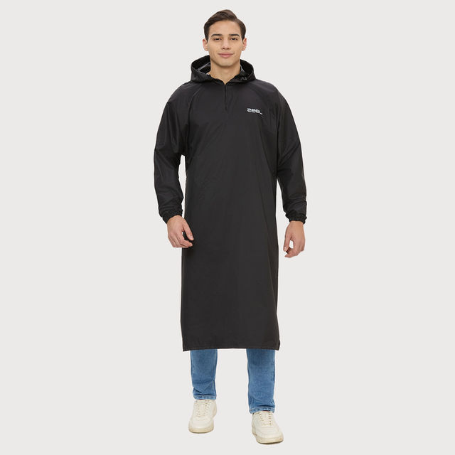 Buy Zeel Unisex Hooded Light Weight Waterproof Poncho | QRT699-BLK