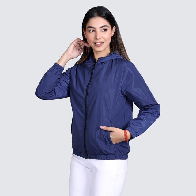Veste Coupe-vent Femme Navy - Bleu Marine, Taille 2XL - Très Bon état