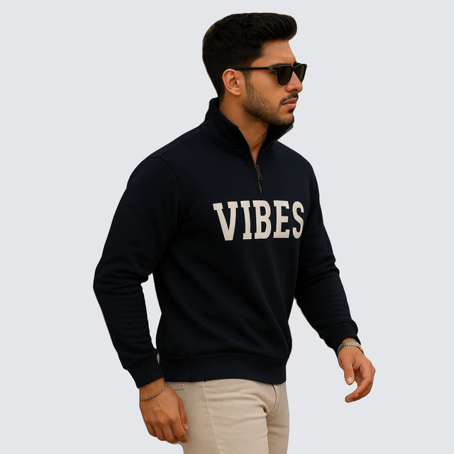 Buy Gcyx Men's Original Half Zipper Sweat Shirt | 75% Cotton and