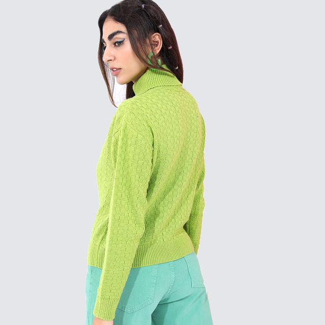Tokyo Talkies Women's Solid Round Neck Sweater - Buy at ₹756