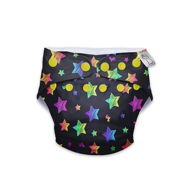 Super Bottoms New Uno Cloth Diaper For Kids | Multicolour | Free Size (0 - 3 years)