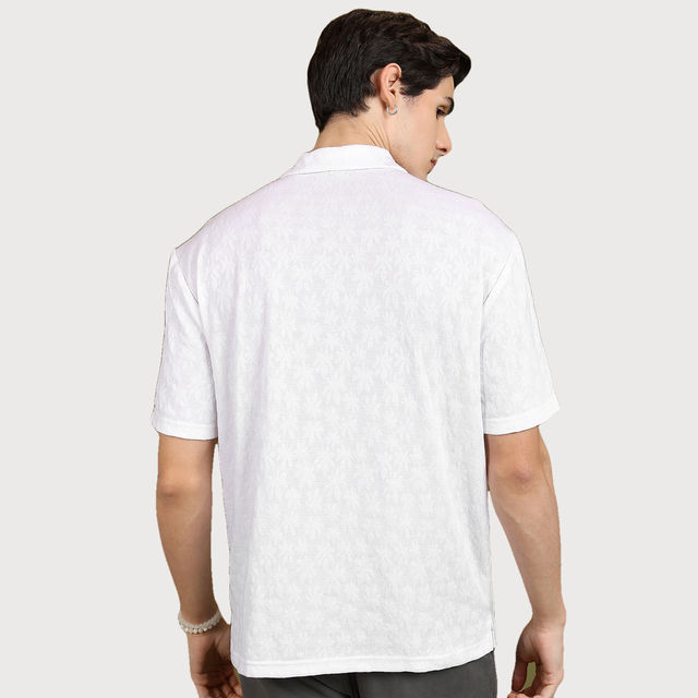 Buy HIGHLANDER Men's Reg Collar Half Sleeve All Over Printed