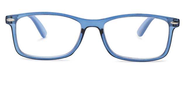 Specsmakers Unisex Solid TR90 Computer Glasses | Blue