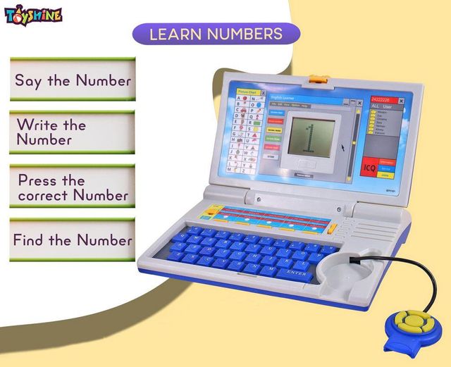 Toyshine 20 Activity Learning Laptop | 3+ Years