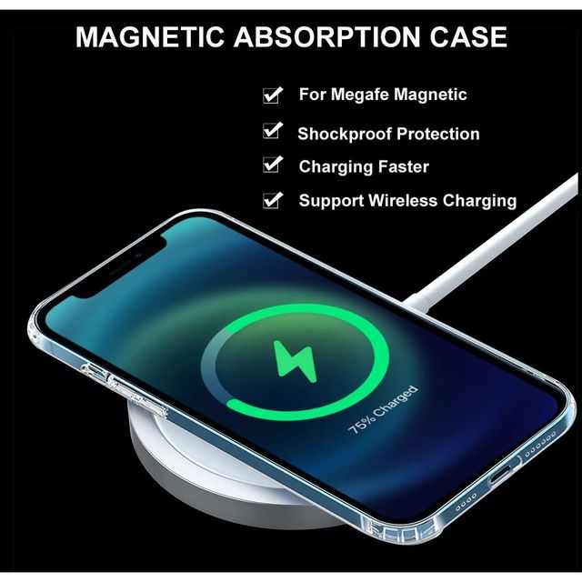 Artistque Case for Iphone 11 Pro Max Back Cover - Transparent Clear Magsafe