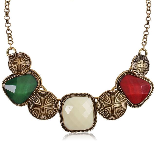 Shining Diva Fashion Necklace for Women | Multi-colour | Pi6605np