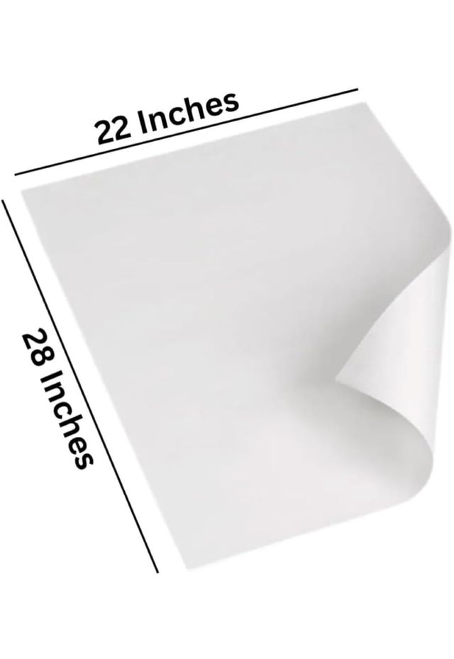 ABK Chart Paper White Set Of 10 - A1 Size 22 Inch x 28 Inch
