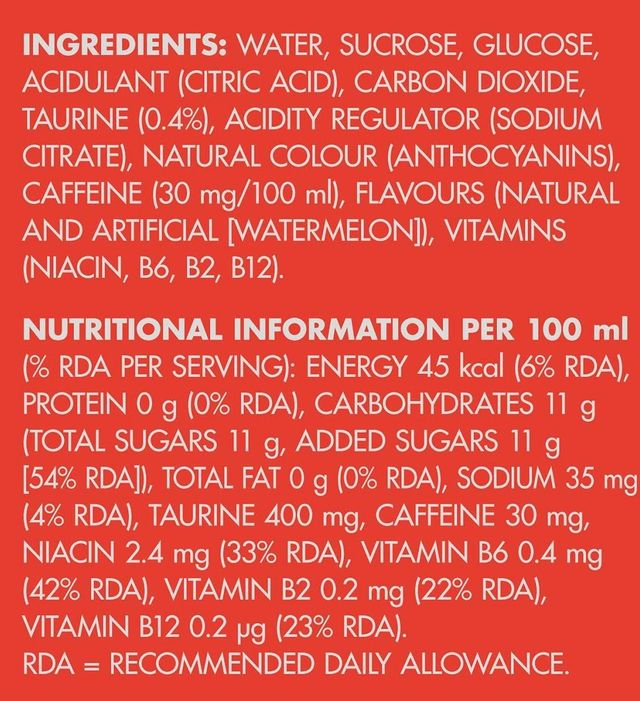 Red Bull Energy Drink Red Edition Can
