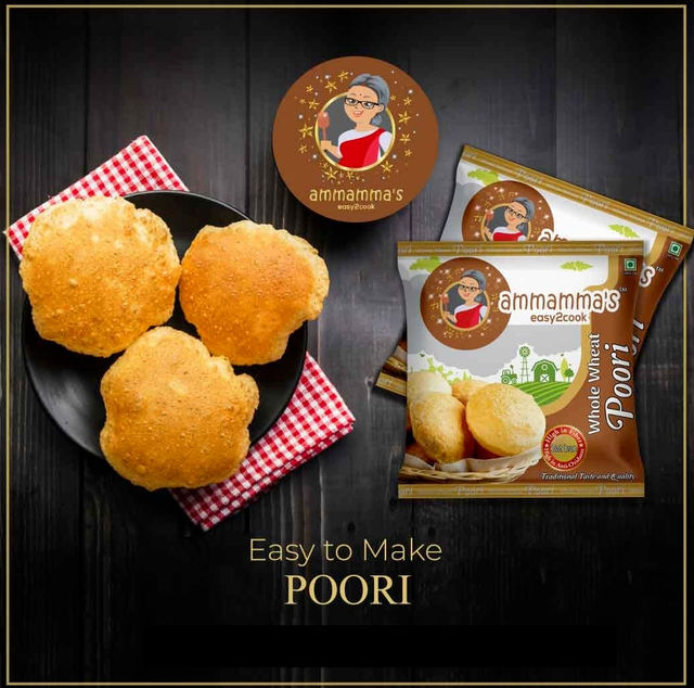 Ammamma's Poori 10 pc Combo