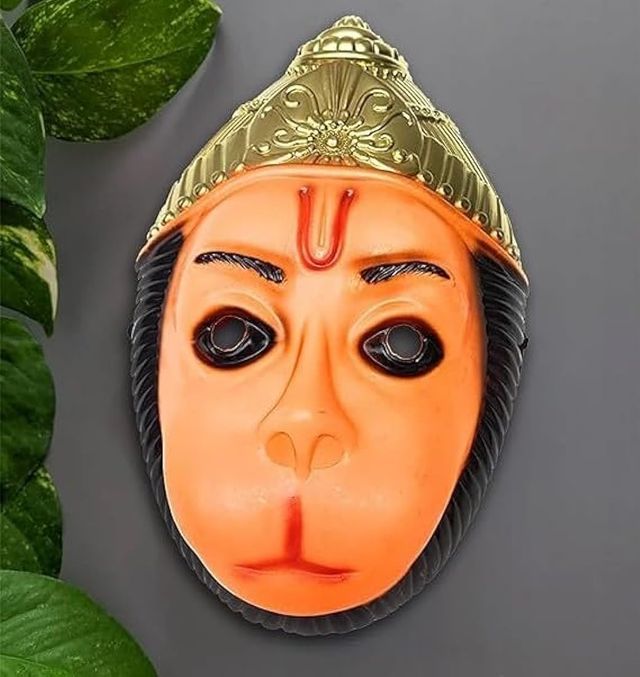 Divine Vibes Hanuman Ji Face Mask