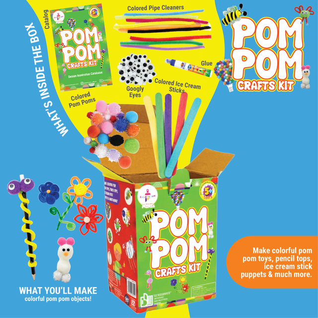 Kalakaram Mini Pom Pom Craft