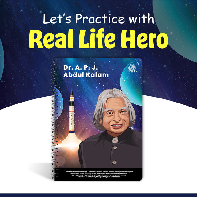 Physics Wallah Practice Spiral Notebook | 280 Pages | Ruled | Dr. Apj Abdul Kalam