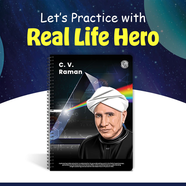 Physics Wallah Practice Spiral Notebook | 280 Pages | Ruled | C.V. Raman