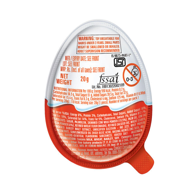 Kinder Joy Chocolate Snack With Surprise Pink 20 g Combo