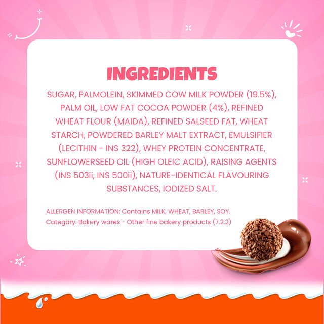 Kinder Joy Chocolate Snack With Surprise Pink 20 g Combo
