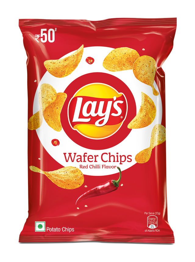 Lays Wafer Chips Red Chilli Flavor