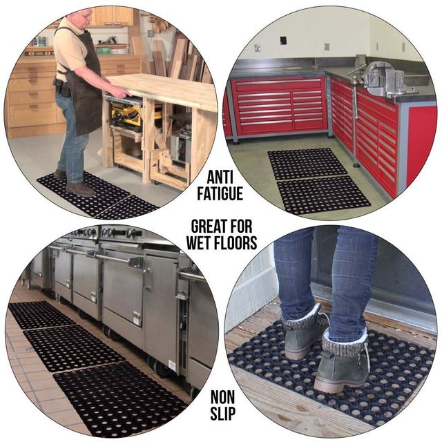 Status Rubber Hollow Mat Set Of 2 40 Cm x 60 Cm
