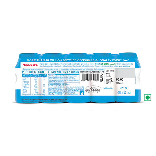 Yakult Light Probiotic Fermented Milk Drink
