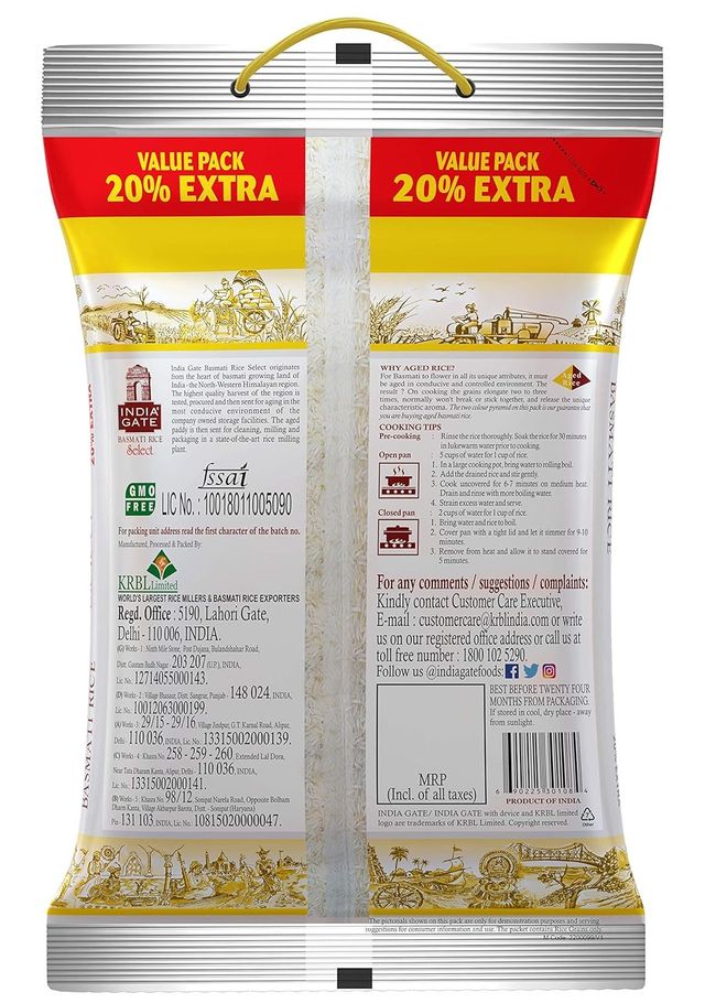 India Gate Select Basmati Rice 