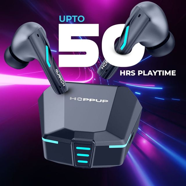 Hoppup Xo4 Gaming In Ear Earbuds With 50H Playtime -Blue